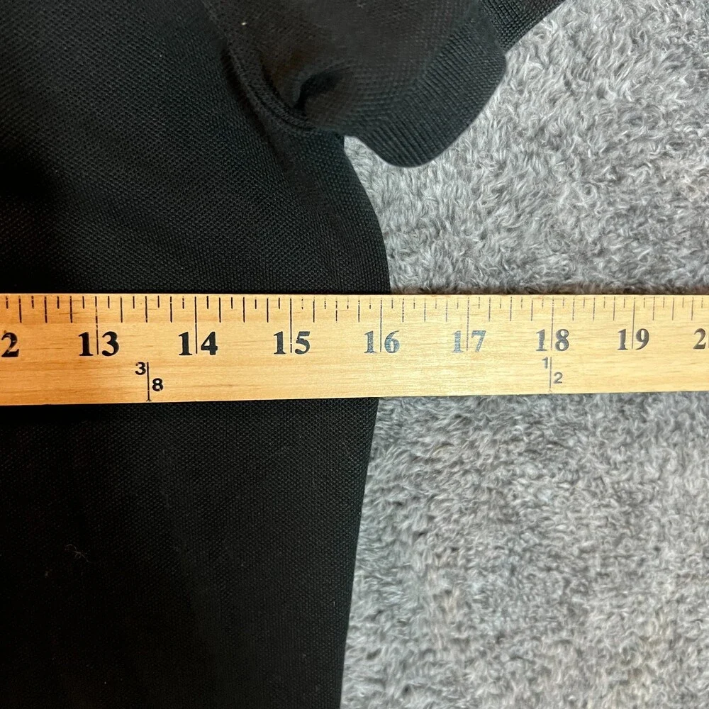 Ralph Lauren Golf Shirt Boys Small Black Tailored Fit Polo Big Pony Rugby Youth